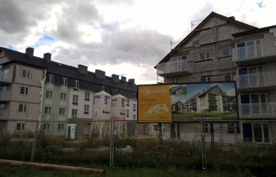 osiedle mieszkaniowe przy ul. Armii Krajowej w Stargardzie sierpień 2016
