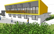 projekt ośrodek wypoczynkowy Słoneczny Brzeg Mielno-Unieście budynek F